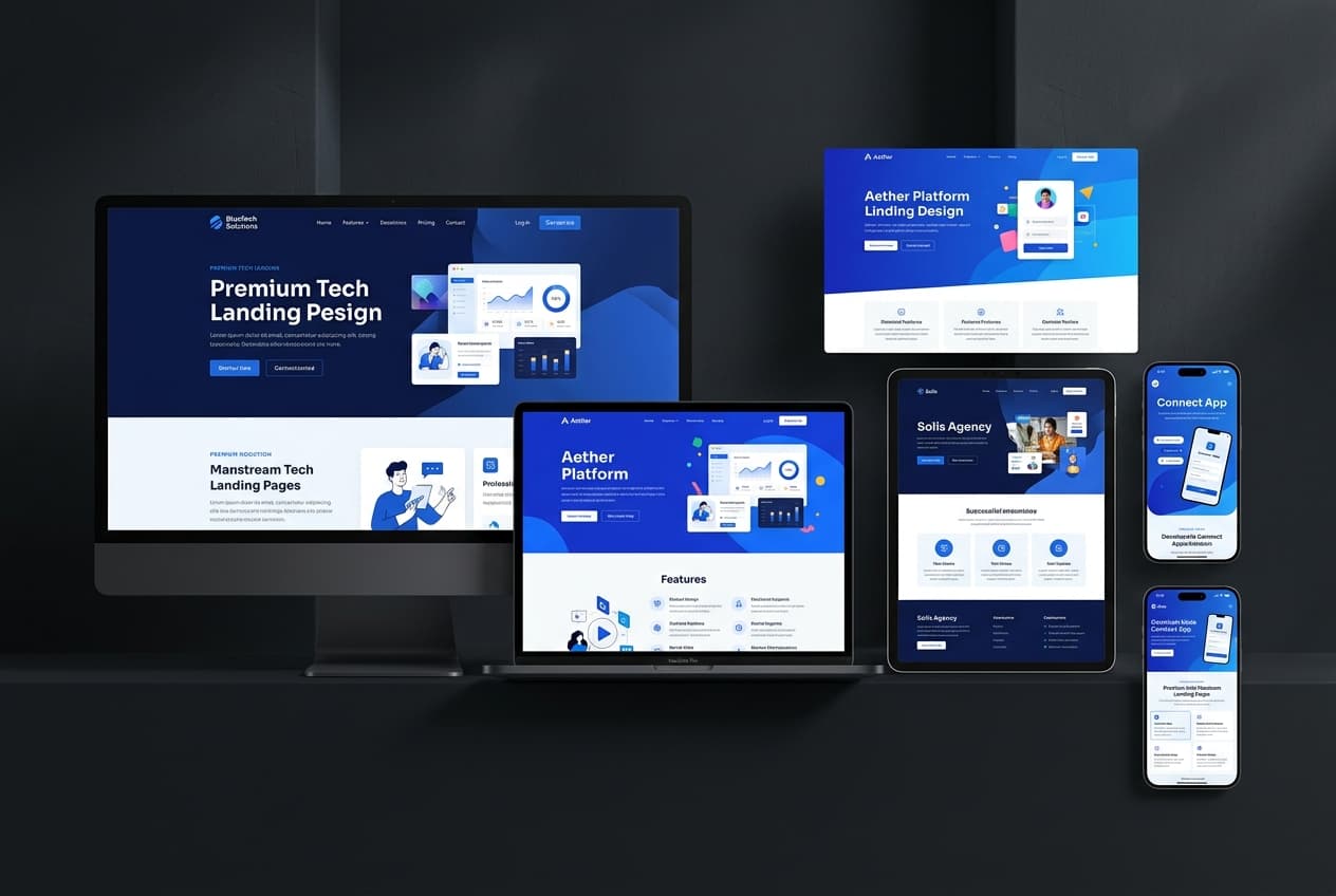 Premium Landing Page Collection