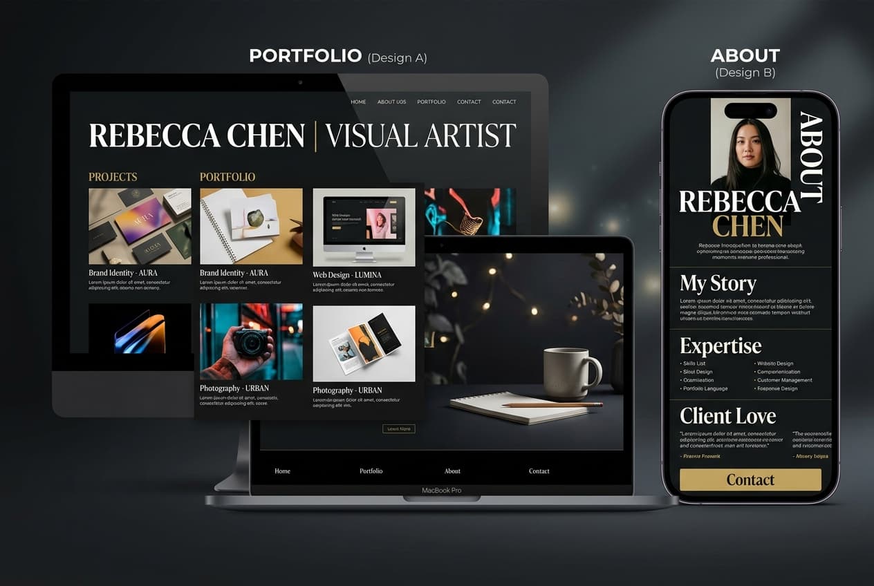 Personal Brand Website Pack